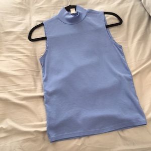 Mock neck tank
